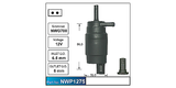 Washer Pump NWP1275 - Nice Products | Universal Auto Spares