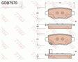 Brake Pad Set, Disc Brake GDB797 - TRW