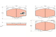 Brake Pad Set, Disc Brake GDB797UT - TRW