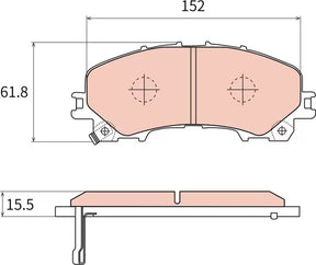 Brake Pad Set, Disc Brake GDB7985 - TRW