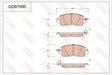Brake Pad Set, Disc Brake GDB7990DT - TRW