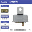 Relay RW120 - Nice Products | Universal Auto Spares