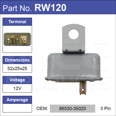 Relay RW120 - Nice Products | Universal Auto Spares