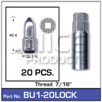 BULLET Lock (20) Nuts BU1-20LOCK - Nice Products | Universal Auto Spares