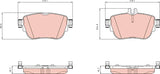 Brake Pad Set, Disc Brake GDB8065 - TRW - Brake Pads - TRW