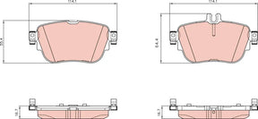 Brake Pad Set, Disc Brake GDB8065 - TRW