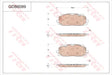 Brake Pad Set, Disc Brake GDB8089 - TRW