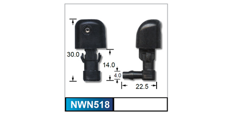 Washer Jet Pair NWN518 - Nice Products | Universal Auto Spares