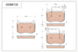 Brake Pad Set, Disc Brake GDB8132 - TRW