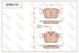 Brake Pad Set, Disc Brake GDB8133 - TRW