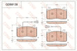 Brake Pad Set, Disc Brake GDB8138 - TRW