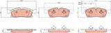 Brake Pad Set, Disc Brake GDB8154 - TRW - Brake Pads - TRW