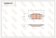 Brake Pad Set, Disc Brake GDB8161DT - TRW