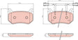 Brake Pad Set, Disc Brake GDB8164 - TRW