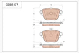 Brake Pad Set, Disc Brake GDB817 - TRW - Brake Pads - TRW