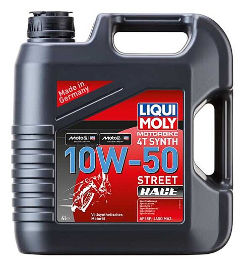 Motor­bike 4T Full Synth 10W-50 Street Race - LIQUI MOLY | Universal Auto Spares