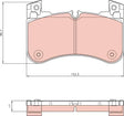 Brake Pad Set, Disc Brake GDB8251 - TRW
