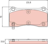 Brake Pad Set, Disc Brake GDB8321BTE - TRW - Brake Pads - TRW