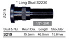Wheel Stud S219 - Nice Products | Universal Auto Spares