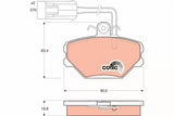 Brake Pad Set, Disc Brake GDB852 - TRW - Brake Pads - TRW