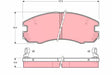 Brake Pad Set, Disc Brake GDB868 - TRW
