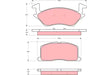 Brake Pad Set, Disc Brake GDB878DT - TRW