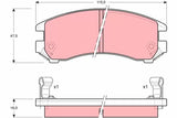 Brake Pad Set, Disc Brake GDB882 - TRW - Brake Pads - TRW