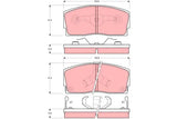 Brake Pad Set, Disc Brake GDB886DT - TRW