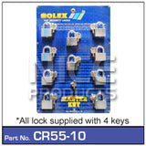 Padlock 55mm pk 10 CR55-10 - Nice Products | Universal Auto Spares