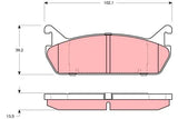 Brake Pad Set, Disc Brake GDB887DT - TRW
