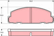 Brake Pad Set, Disc Brake GDB888 - TRW