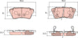Brake Pad Set, Disc Brake GDB890 - TRW