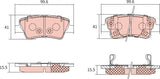 Brake Pad Set, Disc Brake GDB8908DT - TRW