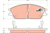 Brake Pad Set, Disc Brake GDB893 - TRW