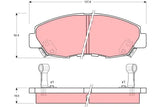 Brake Pad Set, Disc Brake GDB894 - TRW