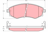 Brake Pad Set, Disc Brake GDB895 - TRW - Brake Pads - TRW