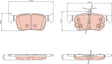 Brake Pad Set, Disc Brake GDB8972DT - TRW