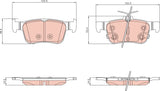 Brake Pad Set, Disc Brake GDB8972DT - TRW - Brake Pads - TRW