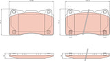 Brake Pad Set, Disc Brake GDB8973DT - TRW