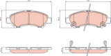 Brake Pad Set, Disc Brake GDB8977DT - TRW - Brake Pads - TRW