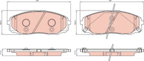 Brake Pad Set, Disc Brake GDB898 - TRW