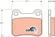 Brake Pad Set, Disc Brake GDB911 - TRW