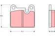 Brake Pad Set, Disc Brake GDB919 - TRW
