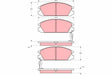 Brake Pad Set, Disc Brake GDB925 - TRW