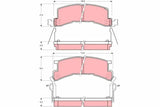 Brake Pad Set, Disc Brake GDB937 - TRW - Brake Pads - TRW