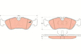 Brake Pad Set, Disc Brake GDB951 - TRW - Brake Pads - TRW