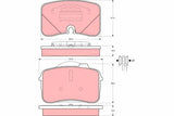 Brake Pad Set, Disc Brake GDB961 - TRW - Brake Pads - TRW