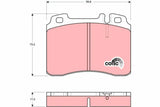 Brake Pad Set, Disc Brake GDB962 - TRW