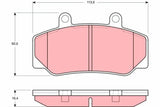 Brake Pad Set, Disc Brake GDB970 - TRW