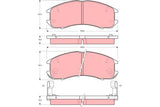 Brake Pad Set, Disc Brake GDB981 - TRW - Brake Pads - TRW